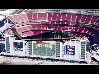 Super Bowl 50 – CBP Helicopter Fly Over Levi’s Stadium