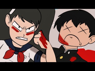 Яндере Симулятор - УБИЙСТВО СЕМПАЯ! (Анимация) | Yandere Simulator - Animation (Русская Озвучка)