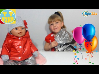 ✔ Кукла Беби Борн и Девочка Ника. Видео для детей. Подарок для игрушки. Игры для девочек. Baby Born