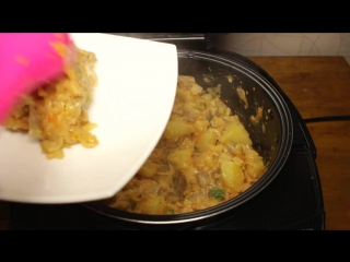 ВКУСНАЯ ТУШЕНАЯ КАРТОШКА С КАПУСТОЙ И МЯСОМ!