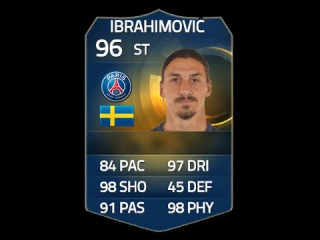 FIFA 15 TOTS IBRAHIMOVIC 96 Player Review & In Game Stats Ultimate Team