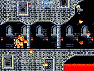 Super Mario Bros. X (SMBX) Custom Level - Bowser Run