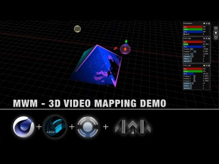 MWM and Resolume - 3D Video Mapping Demo