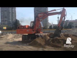 Аренда полноповоротного экскаватора Atlas 1304 Киев