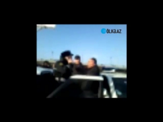 Драка в Баку.Полицейский ГАИ и ветеран Карабахской войны.| АЗЕРБАЙДЖАН , AZERBAIJAN , AZERBAYCAN , БАКУ, BAKU , BAKI , 2016 , HD
