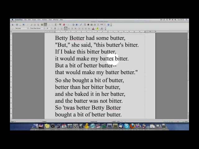 Betty Botter SLOW