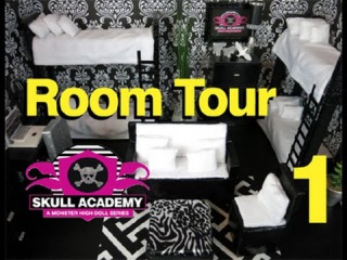 Monster High Ghouls Dorm Room 1 Tour #monsterhigh #roomtours