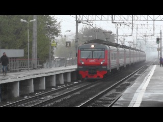 Электропоезд ЭД4М-0448 платформа Карачарово