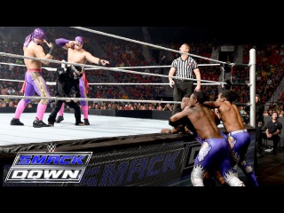 Los Matadores & El Torito vs. The New Day – 6-Being Tag Team Match: SmackDown,. Aug. 20, 2015