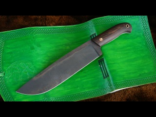 Trollsky knifemaking - Old Jeep spring leaf reforged into a knife