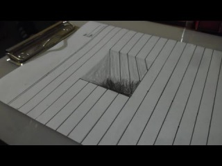 How To Draw A Simple 3D ART #4