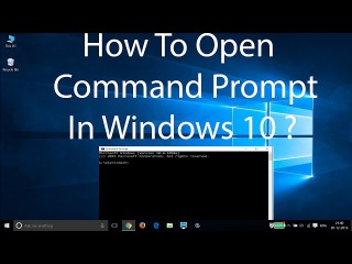 How To Open Command Prompt in Windows 10 ?