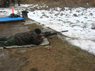 Снайперской винтовкой ВДВ России СВ-98. SV-98