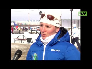 Нефтяники на лыжных гонках