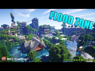 MCCC Flood Zone Water World Flooded City Town Disaster Map Download Minecraft PC/PS3/PS4/Xbox