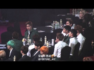 160114 서울가요대상 EXO, 대상 받고 싶음을 온몸으로 표현하는 엑소♡ 그리고 진짜/
