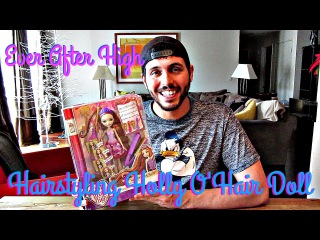 DOLL HAIR STYLING - EVER AFTER HIGH - HAIRSTYLING HOLLY O'HAIR - DOLL REVIEW