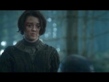 Arya Stark kills her first man