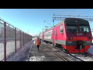 Электропоезд ЭД9М-0054 сообщением Казань - Кизнер - Ижевск, ivantrains