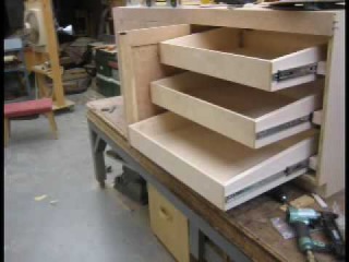 David Termini makes a custom cherry wood cabinet Part B