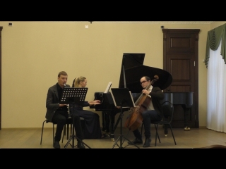 Carl Frühling Trio a-moll für Klarinette, Cello und Klavier \ 4. Allegro vivace