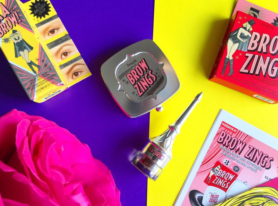 Wow Your Brows от Benefit отзыв и свотчи