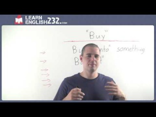 Slang English Phrases for Spoken English - Lesson 40 - Buy