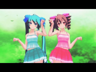 【MMD】恋はきっと急上昇☆ Tda式 テト&ミク ( Tda Teto & Miku )