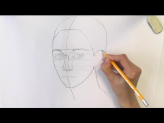 Уроки рисования. Как нарисовать ЛИЦО ЧЕЛОВЕКА карандашом - Art School