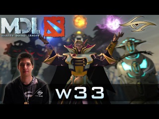 Dota 2 - Secret w33 Invoker 17 Kills vs LGD - MDL Winter 2015