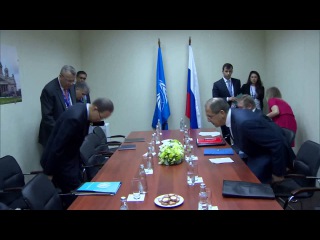 Встреча С.Лаврова и Пан Ги Муна