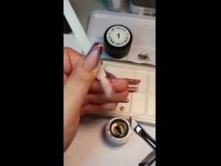Как работать кистью Улыбка от Roubloff