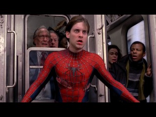 Spider-Man vs. Doctor Octopus Train Fight Scene - Spider-Man 2-(2004) Blu-ray 1080p