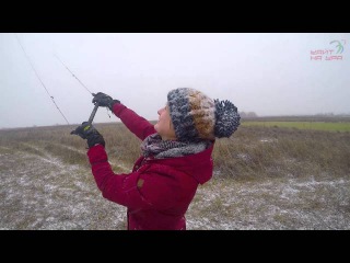 Кайт на Ура ! Сноукайтинг. Обучение зимнему кайтингу