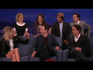Conan Show 24 02 2016 The Cast Of The Big Bang Theory