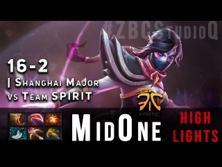 Fnatic.MidOne 7731 MMR Punishing Templar Assasin 16-2 vs. Team Spirit @ Shanghai Major