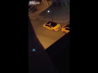 LiveLeak com 2 guys beat up a transsexual woman in the street