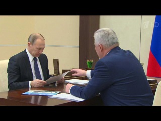 Владимир Путин провел рабочие встречи с главами Бурятии и Тывы