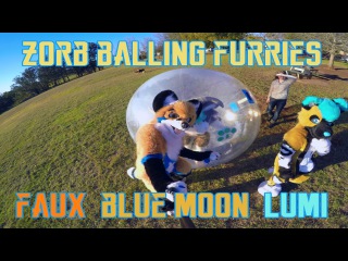 ZORB BALLING FURRIES - Faux, Blue Moon, Lumi
