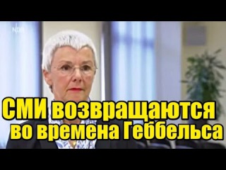 Немецкий эксперт: наши СМИ возвращаются во времена Геббельса!