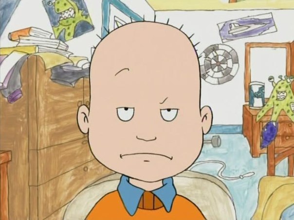 Лысый мальчик рисунок