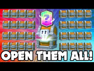 Clash Royale - OPENING DOZENS OF GIANT CHESTS!! THIS IS INSANE!