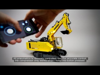 Lego Technic RC Liebherr R974 Pneumatic Excavator