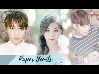 BTS Jungkook x Twice Tzuyu (feat. Seventeen Mingyu)| ♡PAPER HEARTS♡ (FMV)