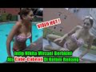 VIDEO HOT : INTIP NIKITA MIRZANI BERBKINI ALA CABE-CABEAN DI KOLAM RENANG