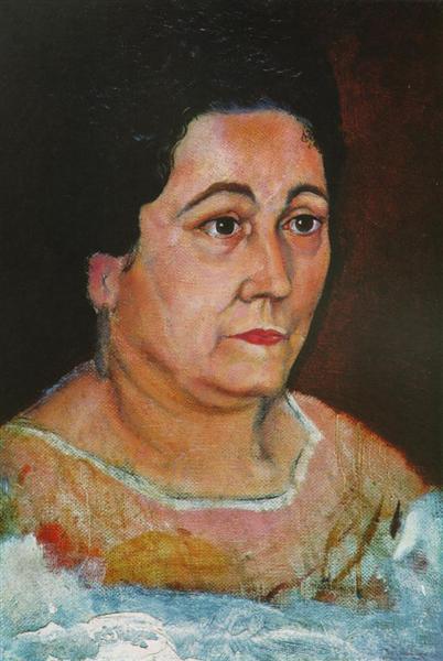 Дали Сальвадор Salvador Dali 1904 – 1989 Portrait of the Artist's Mother, Dofia Felipa Dome Domenech De, Dali