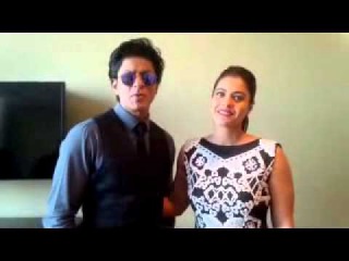 Shah Rukh Khan and Kajol in Dubai