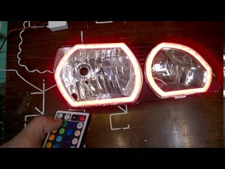 Toyota Ipsum Led Angel Eyes RGB TTSL Ангельские глазки Тойота Ипсум РГБ TAU tech