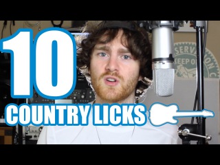 10 Beginner Country Guitar Licks With Tab!
