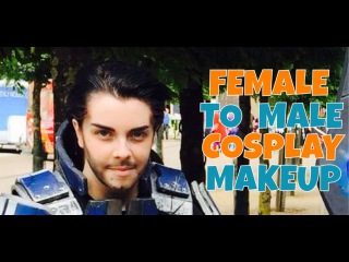 FEMALE TO MALE :: COSPLAY MAKEUP TUTORIAL.